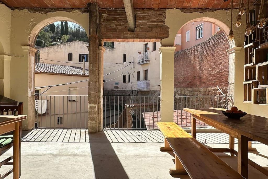 Habitacion Roca Foradada En Casa Cami De Les Aiguees Monistrol De Montserrat Εξωτερικό φωτογραφία